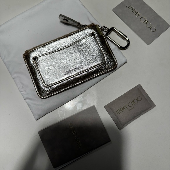 COPY - JIMMY CHOO SILVER STAR COUNTY Pouch - Picture 3 of 6